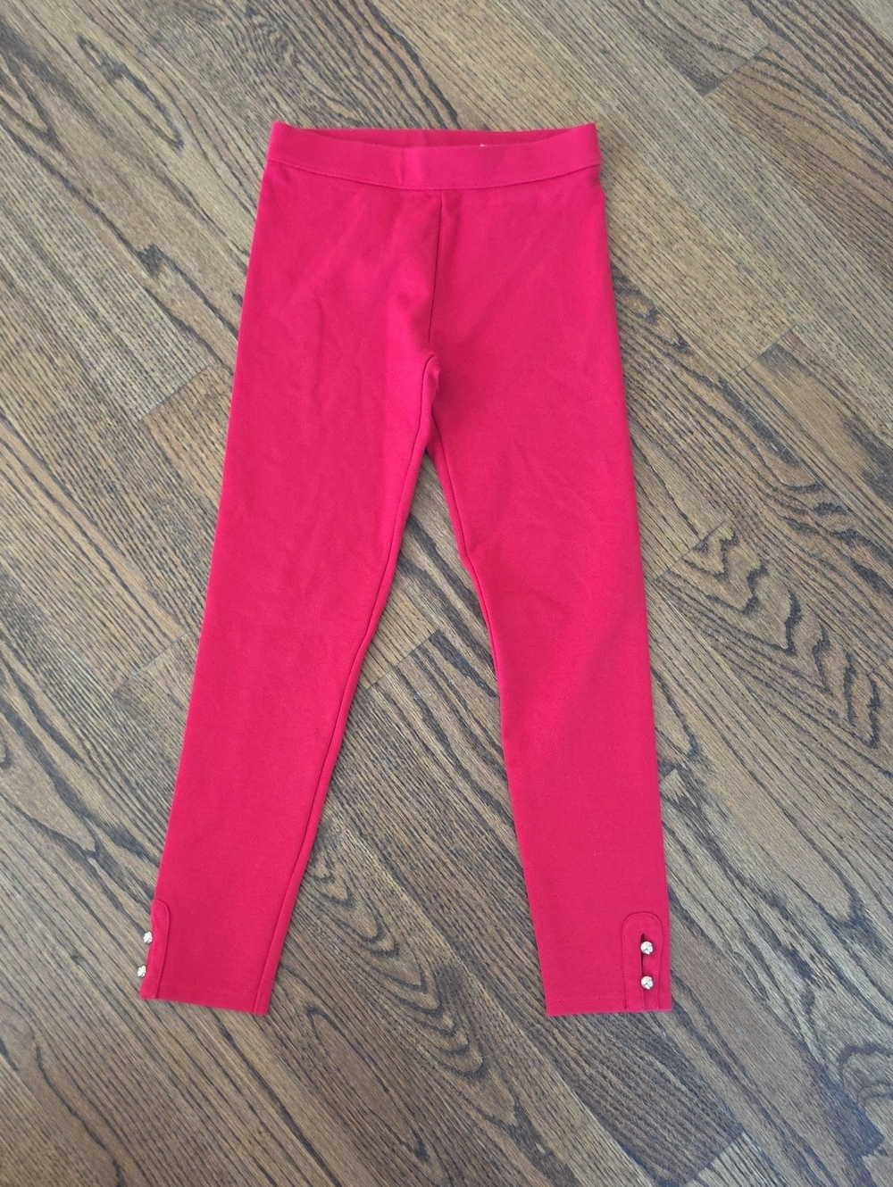 NWOT Janie and Jack Bright Pink Leggings with Ankle Button Detail